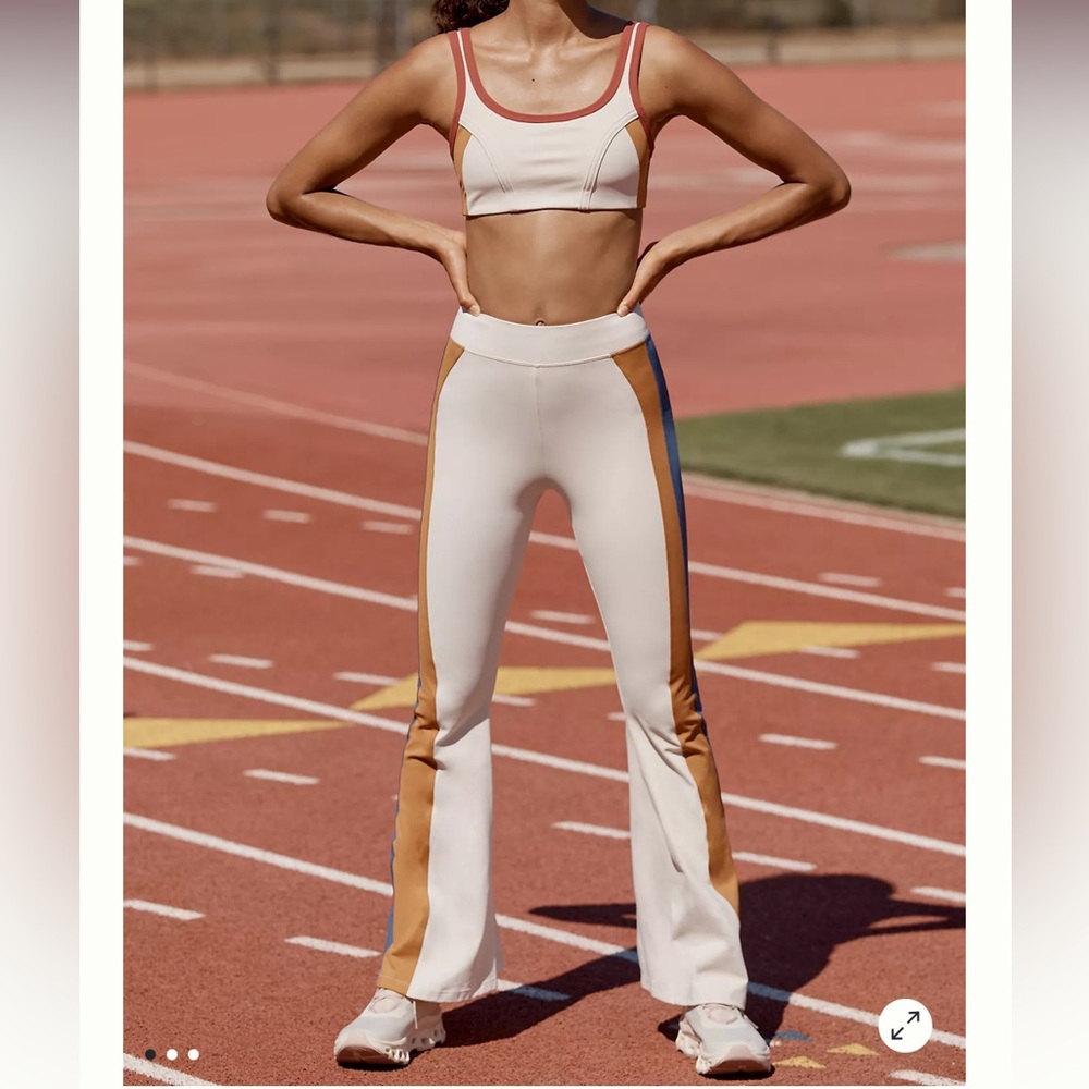 LIVE! Activewear Colorblocking Flare Pants size S
